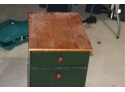 Wooden Rolling File Cabinet