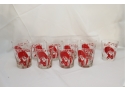 Vintage Set Of 10 DON HO POLYNESIAN PALACE HAWAII REEF TOWERS HOTEL LOW BALL GLASSES