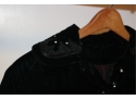 Vintage Woman's Black Long Coat