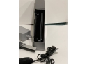 Nintendo Wii Black Console RVL-001 With 2 Controllers & Nunchucks Cords Sensor & Plug!