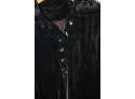 Vintage Woman's Black Long Coat