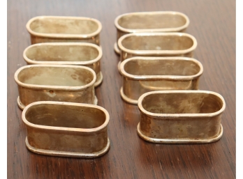 Set Of 8 Napkin Rings