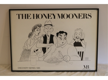Museum Of Broadcasting Honeymooners Framed Discovery Series 1985 Poster