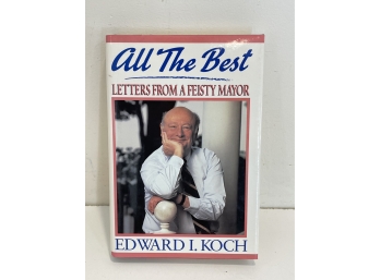 Autographed All The Best Signed By Edward Ed Koch
