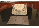 Authentic Gucci Diaper Bag GG Print Monogram With Changing Pad