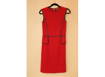 Tory Burch Red Dress Size 2 Wool/ Spandex