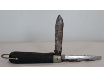 Vintage Camillus 2 Blade Pocket Knife Folding Jackknife