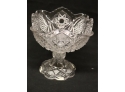 Vintage Glass Pedestal Bowl