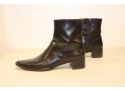 Salvatore Ferragamo Monty Black Leather Boots Size 39