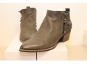 2 Pair Women's Leather Ankle Boots Size 39