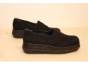 Robert Clergerie MOGLY Black Suede Slip On Shoes  Size 9AA NARROW
