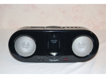 IHome 2go Speaker System IH31 For Your IPod W Radio- Black