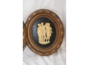 Set Of 3 Arabesque Cameo Wall Plaque Set By Burwood Products Co.