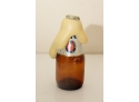 Vintage Miller Light Glass Bottle 'Frothing' Over!  MAN CAVE Bar Item!
