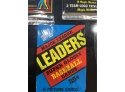 3 Vintage Sealed Packs Baseball Cards