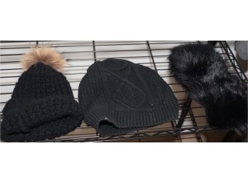 Winter Hats And Fur Ear Muff