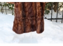 Vintage Full Length Layered Mink Fur Coat