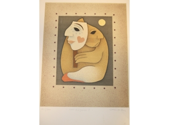 Carol Jablonsky Title: Cat Disguise I Hand Signed And Numbered 191/300