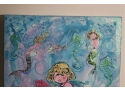 Mermaid Girls Room Decor Painting Wall Art
