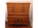 Vintage Wooden Highboy Dresser