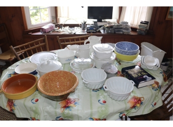 Kitchenware Lot Corningware Pyrex Bowls Stoneware