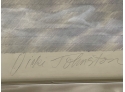Vintage Pair Of Framed Matching Signed Vicki Johnston 51 1/8' X 38 3/4'