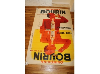 Vintage Poster Original Bourin Quinquina Poster Bellenger 1936
