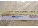 2 7 1/2' Lambswool Buffing Compound Pads