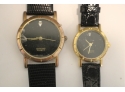 Pair Of His And Hers Genuine Diamond Quartz Watches