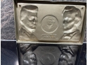 Presidents Lincoln And Kennedy 1964 Angelo Inc Plaque Plastic 3D