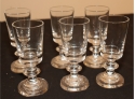 Set Of 6 French Juice Glasses