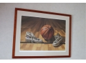 Signed Basketball & Converse Chuck Taylor Sneaker Lithograph Signed & Numbered