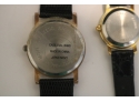 Pair Of His And Hers Genuine Diamond Quartz Watches