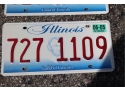 Pair Of Illinois License Plates