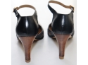 GUCCI Black Leather Heels Size 5 12 B