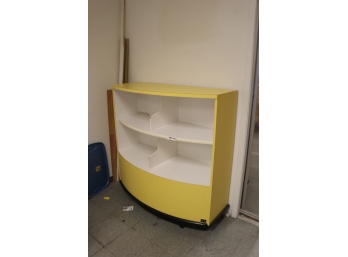 Yellow And White Store Fixture