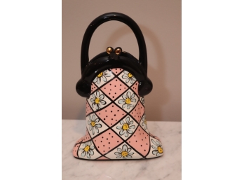 Ceramic Decor Handbag Purse
