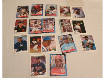 Baseball Cards In Plastic Box