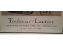 Large Framed Toulouse-Lautrec Poster -from The Metropolitan Museum Of Art 1996 48 Tall.