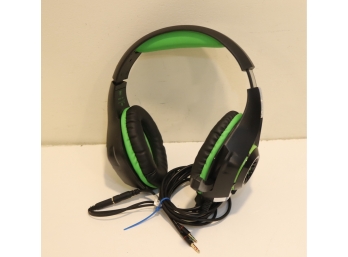 Green Beexcellent GM-1 Gaming Headset Pro & Mic XBOX One PS4 Microphone