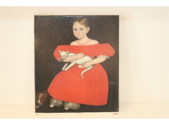 Ammi Philips: 'Girl In Red With Her Cat And Dog'