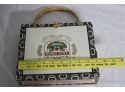 Cigar Box Purse  Romeo Roma - Bamboo Handle Handbag