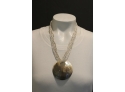Beaded Abalone Shell Necklace