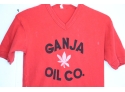 Vintage Ganga Oil Co. T-shirt Women's L Marijuana 420