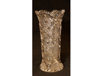 Antique Glass Flower Vase