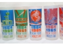 Vintage 1964-1965 Worlds Fair New York Tumblers Barware Drinking Glasses