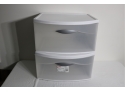 Pair Of STERILITE 17068 Clear View Storage Drawers 45 Qt.