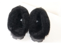 UGG Black Sheepskin Slides Size 6