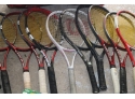 Tennis Racquets Lot Bag Head Babolat Prince Wilson