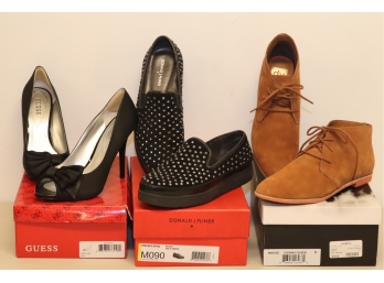 3 Pairs Women's Shoes Guess Donald J Pliner DV Size 9